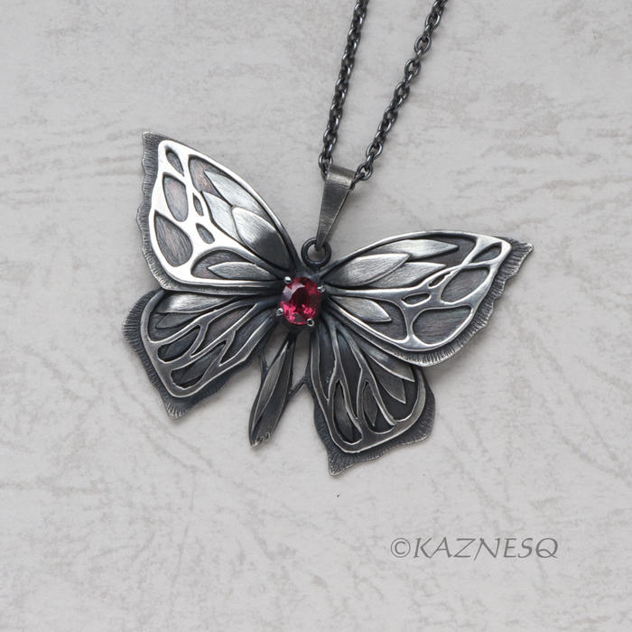 Handmade Art Glass Butterfly Necklace – Alisa's True Colors Designs