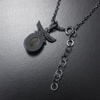 Sold: Silver pendant of quartz backed up by black pearl oyster