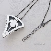 Handcrafted Sterling Silver Iris Pendant - Sculptural Botanical Art Necklace