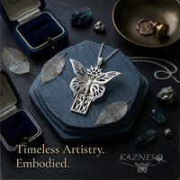 Sterling Silver Butterfly Necklace, Hand Pierced Swallowtail Pendant, Art Nouveau Gothic Jewelry, Matte Statement Necklace