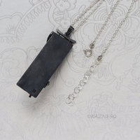 Wearable Sculpture: Plum Blossom Pendant with Real Stone and Akoya Pearls