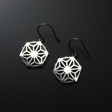 The design represents Japanese traditional design pattern called Asanoha-mon tha